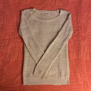LOFT Scoop Neck Sweater - Oatmeal